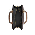 Coach Maggie Small Tote Bag In Blocked Signature Canvas 'Signature Canvas Gold Walnut Tan'