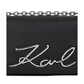 KarlLagerfeld Ksignature Small Crossbody Bag Black-Nickel