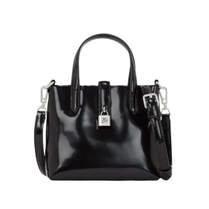 KarlLagerfeld Kautograph Padlock Mini Tote Bag Black