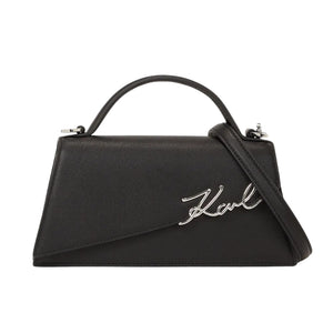 KarlLagerfeld Ksignature Slim Crossbody Bag Black/Nickel