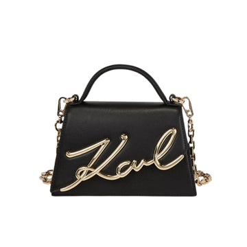 KarlLagerfeld Ksignature Small Crossbody Bag Black/Gold