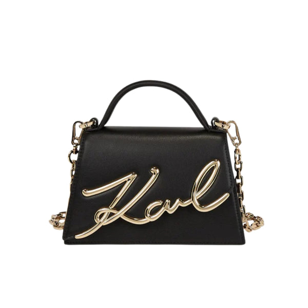 KarlLagerfeld Ksignature Small Crossbody Bag Black/Gold