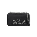 KarlLagerfeld Ksignature Small Crossbody Bag Black-Nickel