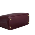 Coach Easton Tote Bag 'Smooth Leather Gold Dark Wine'