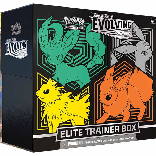 Pokémon Sword & Shield: Evolving Skies Elite Trainer Box 'Flareon/Jolteon/Umbreon/Leafeon'