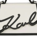 KarlLagerfeld Ksignature Small Crossbody Bag White/Black