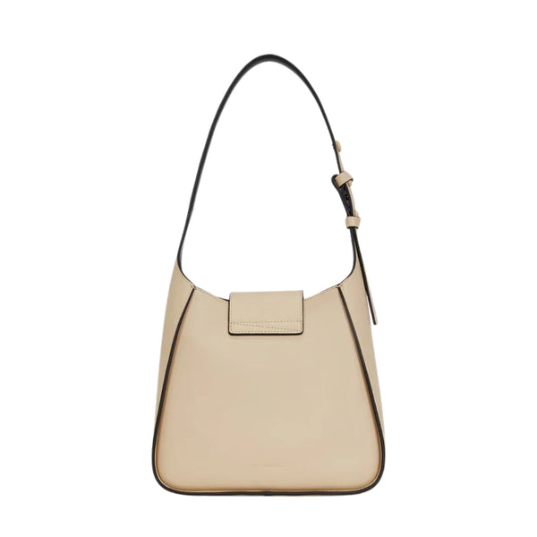 KarlLagerfeld Ksignature Woven Hobo Bag Trench Beige