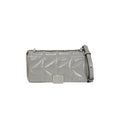KarlLagerfeld Kkuilt Shiny Small Crossbody Bag Cloud Grey