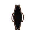 Coach Ethan Large Brief 'Pebbled Leather Gunmetal Saddle'