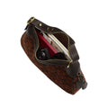 Coach Ella Small Shoulder Bag In Signature Chenille 'Gold Truffle'