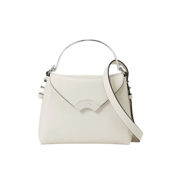 KarlLagerfeld Kl Studio Small Top Handle Bag Off White