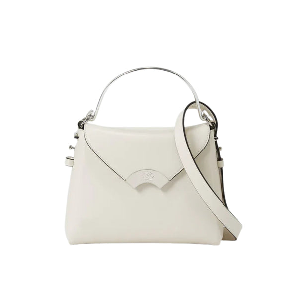 KarlLagerfeld Kl Studio Small Top Handle Bag Off White
