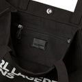 KarlLagerfeld Logo Canvas Shopper Black