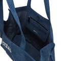 KarlLagerfeld Logo Denim Shopper Washed Mid Blue