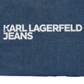KarlLagerfeld Logo Denim Shopper Washed Mid Blue