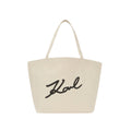 KarlLagerfeld Ksignature Shopper Natural