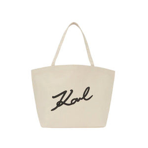 KarlLagerfeld Ksignature Shopper Natural
