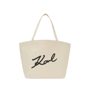 KarlLagerfeld Ksignature Shopper Natural