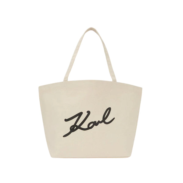 KarlLagerfeld Ksignature Shopper Natural