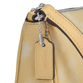 Coach Nolita 19 With Floral Print And Bow 'Pebbled Leather Silver Washed Yellow'