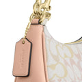 Coach Teri Shoulder Bag In Signature Canvas 'Signature Canvas Gold Chalk Pink'