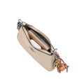 Coach Teri Mini Crossbody Bag With Charms 'Glazed Leather Silver Lvory'