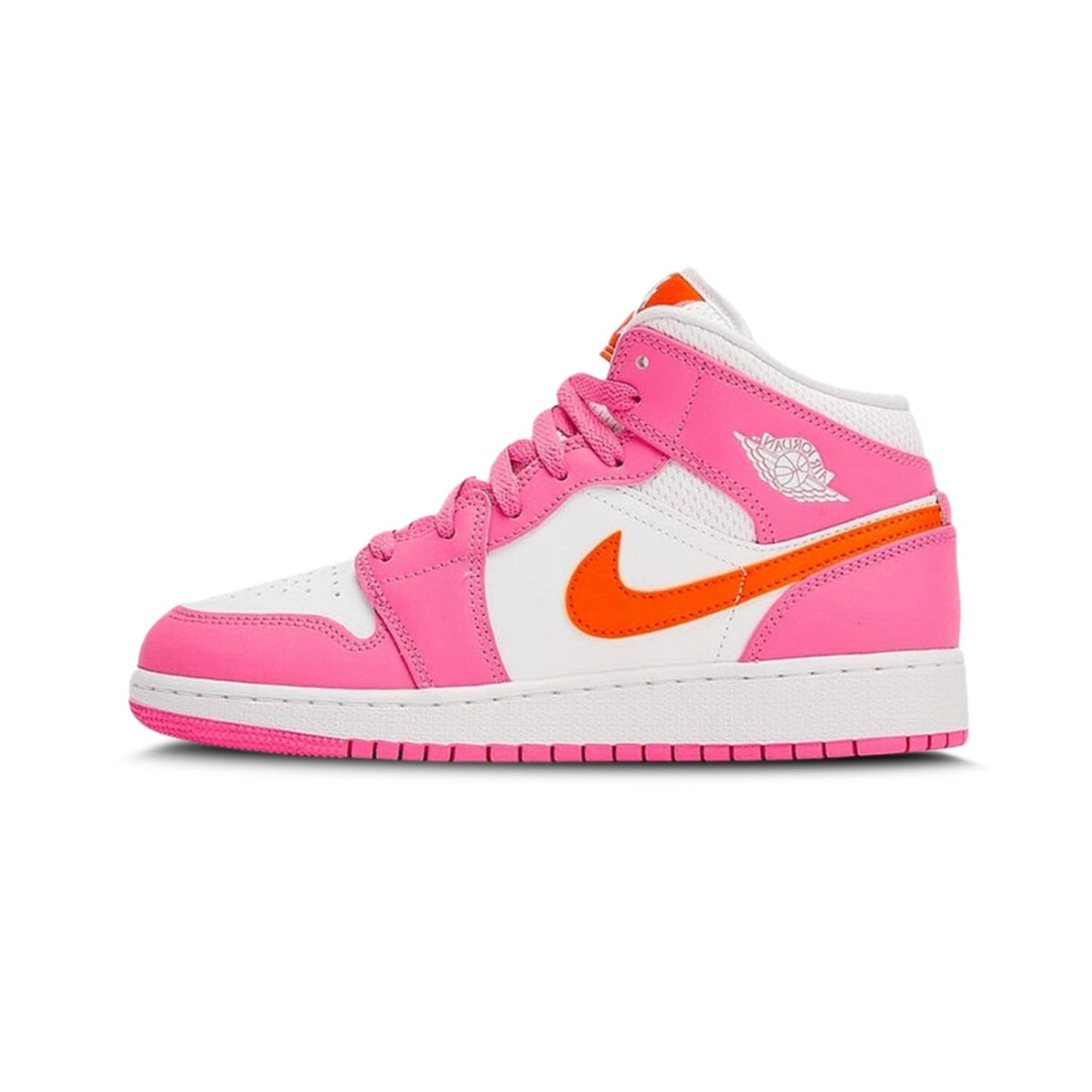 Jordan 1 Mid 'Pinksicle Safety Orange' (GS)