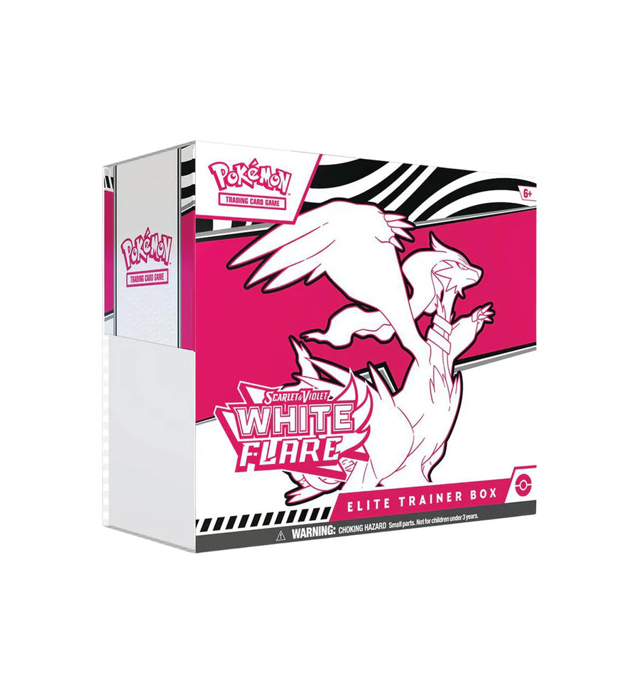 Pokémon 2025 Scarlet & Violet White Flare Elite Trainer Box