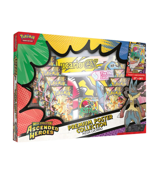 Pokémon Mega Evolution: Ascended Heroes Premium Poster Collection: Mega Lucario