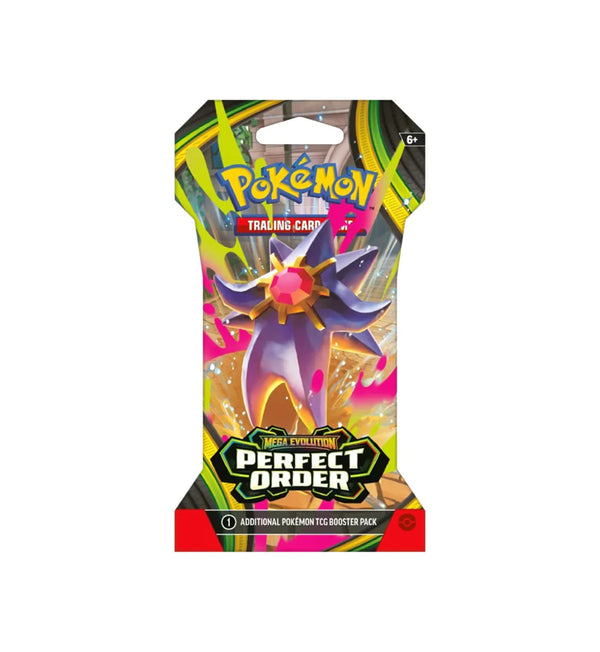 Pokémon Mega Evolution: Perfect Order Sleeved Booster Pack (Mega Starmie Artwork)