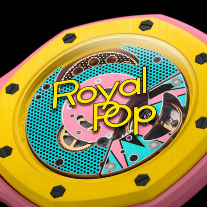 OTG Roz Dial Petite Tapisserie Pattern Royal Pop Pink