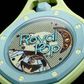 Blaue Acht Lime Green Dial Petite Tapisserie Pattern Royal Pop