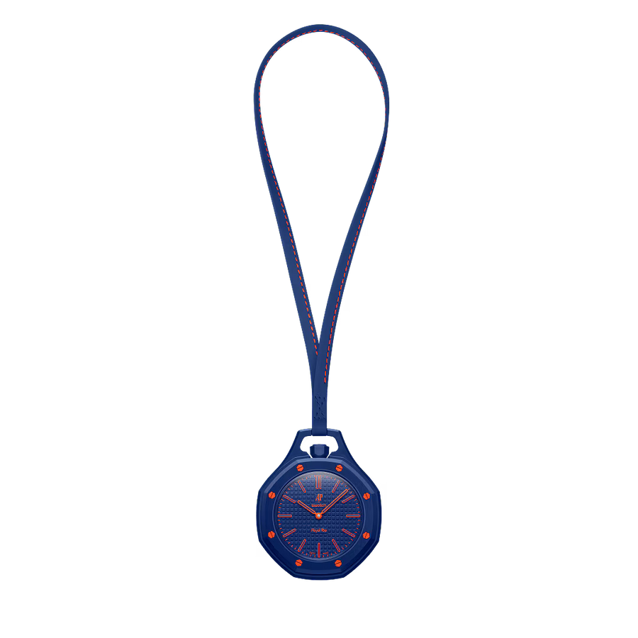 Swatch x Audemars Piguet Royal Pop Orenji Hachi Blue Bioceramic Pocket Watch