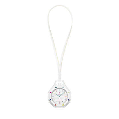 Swatch x Audemars Piguet Royal Pop Huit Blanc White Bioceramic Pocket Watch