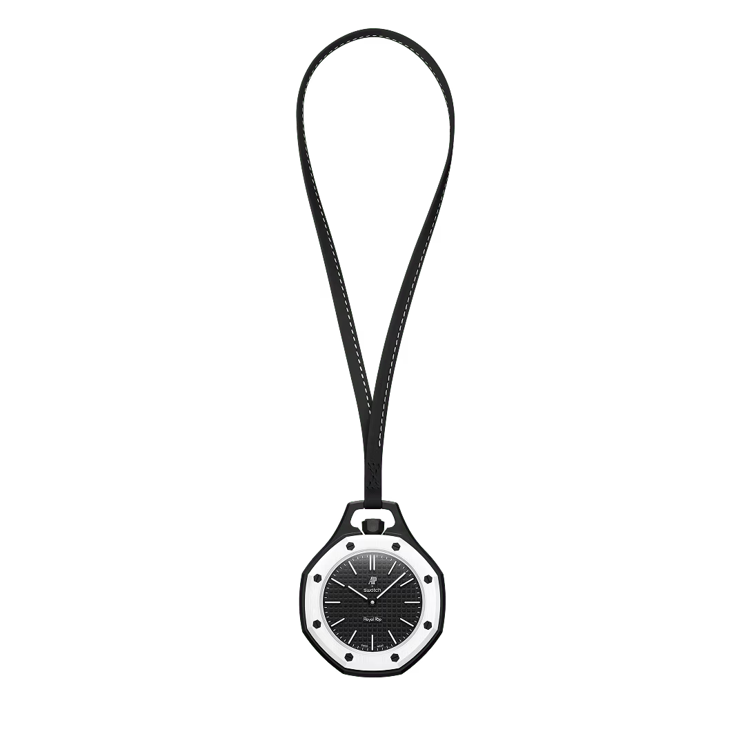 Swatch x Audemars Piguet Royal Pop Ocho Negro Black Bioceramic Pocket Watch