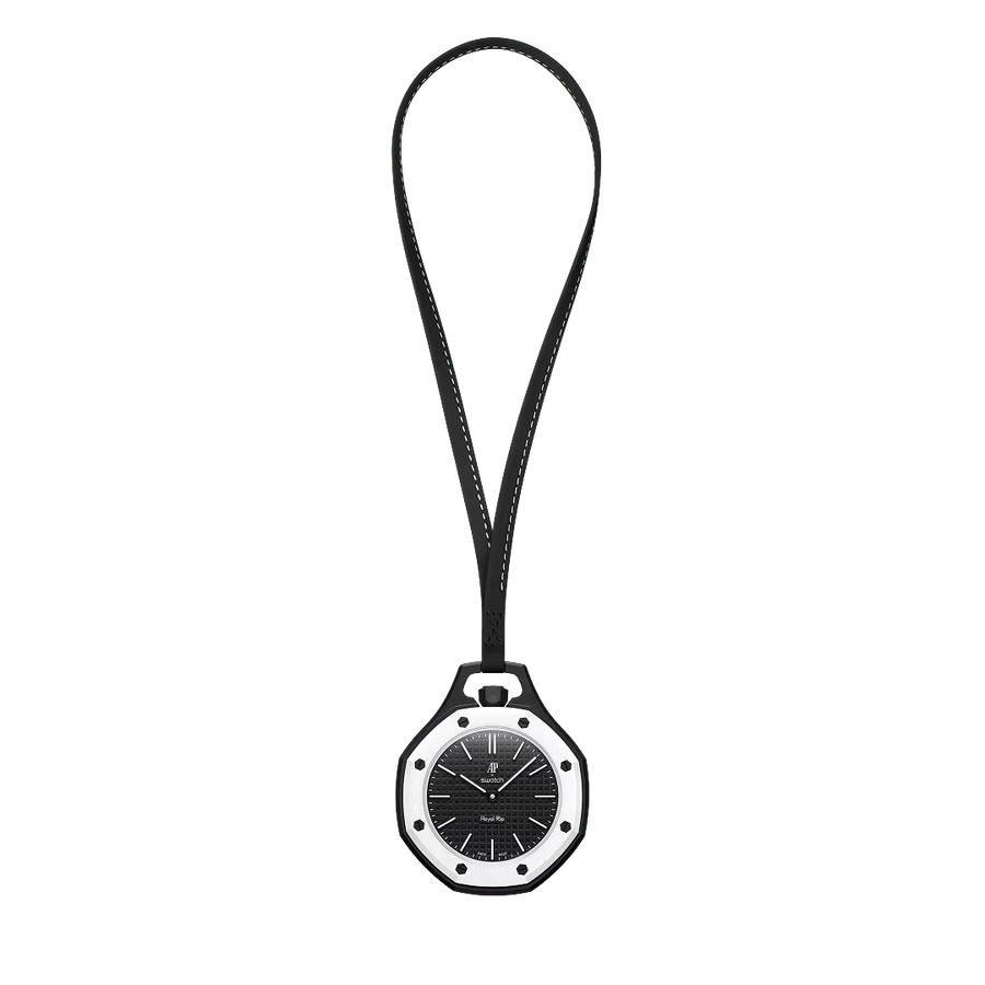 Swatch x Audemars Piguet Royal Pop Ocho Negro Black Bioceramic Pocket Watch