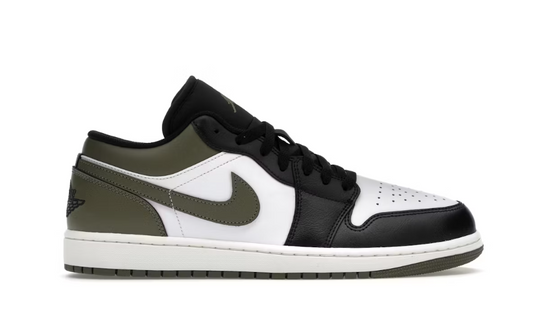 Air Jordan 1 Low 'Black Toe Medium Olive'