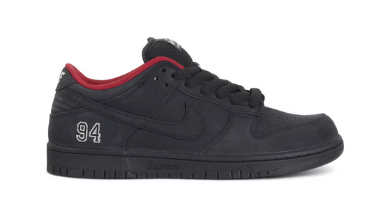Supreme x Dunk Low SB 'Black'