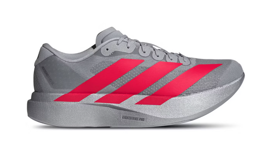 Adidas Adizero Evo SL 'Silver Metallic Lucid Red'