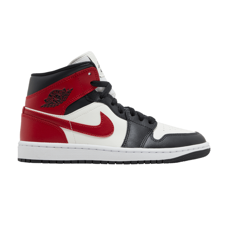 Jordan 1 Mid 'Gym Red Off Noir' (WMNS)