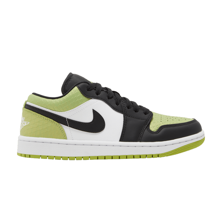 Jordan 1 Low 'Vivid Green and Black'