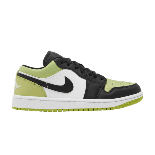 Jordan 1 Low 'Vivid Green and Black'