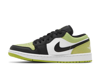 Jordan 1 Low 'Vivid Green and Black'