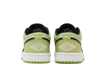 Jordan 1 Low 'Vivid Green and Black'