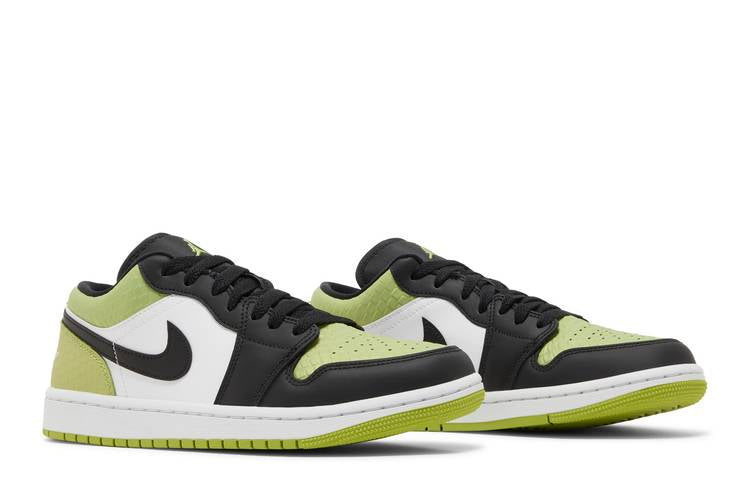 Jordan 1 Low 'Vivid Green and Black'