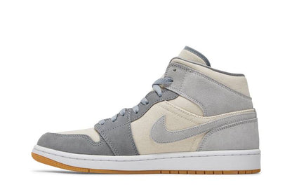 Air Jordan 1 Mid 'Coconut Milk / Particle Grey'