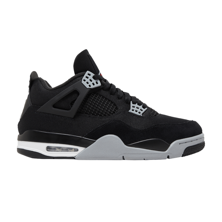 Jordan 4 Retro 'Black Canvas'