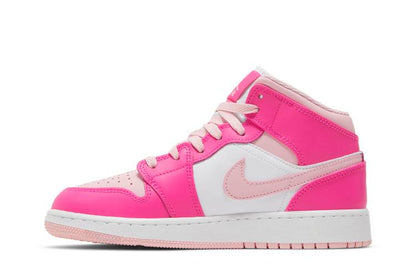 Jordan 1 Mid 'Fierce Pink' (GS)