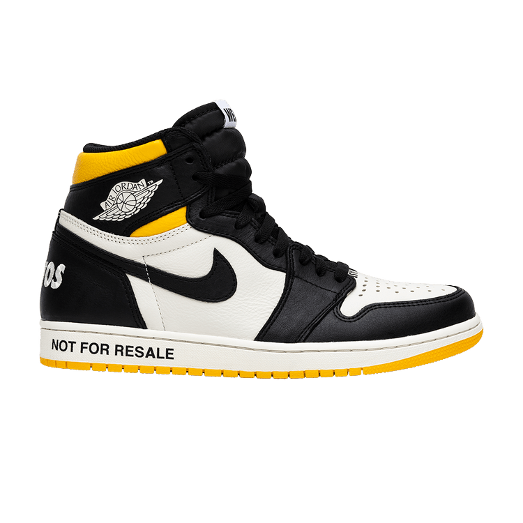 Air Jordan 1 Retro High 'Not for Resale Varsity Maize'