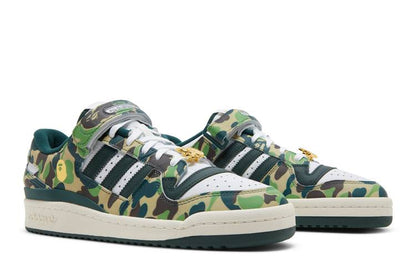 Adidas x Bape Forum Low 84 - Green / White